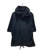 ANN DEMEULEMEESTERアンドゥムルメステール）の古着「10AW Drape T-shirt/ドレープTシャツ」｜ブラック