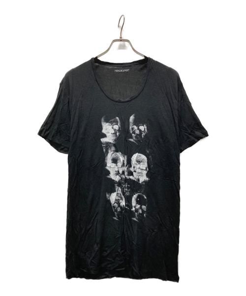 NEIL BARRETT（ニールバレット）NEIL BARRETT (ニールバレット) skull print tee ブラック サイズ:Mの古着・服飾アイテム