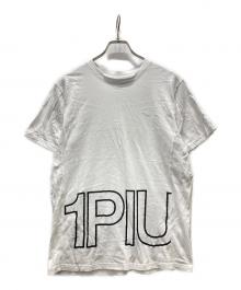 1PIU1UGUALE3 RELAX（ウノピゥウノウグァーレトレ リラックス）の古着「バックロゴプリントTシャツ」｜ホワイト
