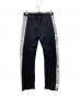 JOHN GALLIANO (ジョンガリアーノ) ニュースペーパー サイドラインパンツ ブラック サイズ:L：12000円