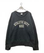 NIKEナイキ）の古着「クルーネックスウェット」｜ブラック
