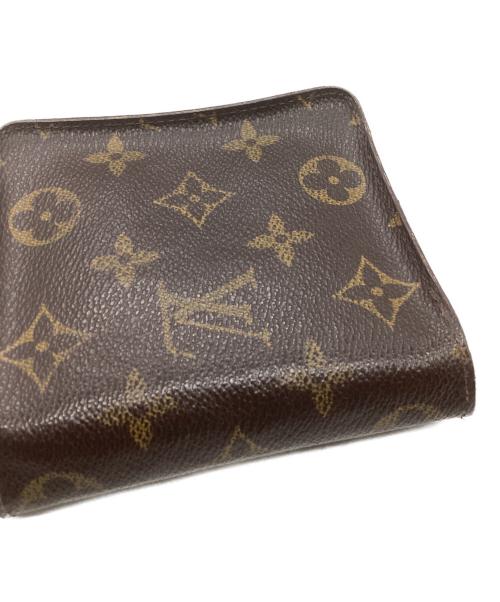 LOUIS VUITTON（ルイ ヴィトン）LOUIS VUITTON (ルイ ヴィトン) コンパクトジップ/2つ折り財布 ブラウンの古着・服飾アイテム