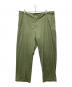 UNIVERSAL PRODUCTS（ユニバーサルプロダクツ）の古着「BIG WAIST EASY SLACKS」｜オリーブ