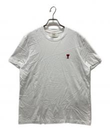 AMI Alexandre Mattiussi（アミアレクサンドルマテュッシ）の古着「ホワイト オーガニックコットンTシャツ」｜ホワイト