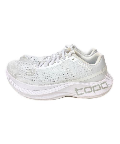 topo athletic（トポアスレチック）topo athletic (トポアスレチック) ローカットスニーカー ホワイト サイズ:25の古着・服飾アイテム