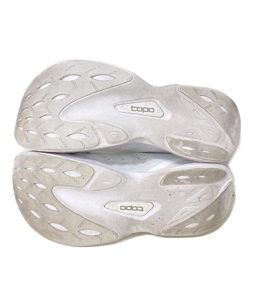 topo athletic（トポアスレチック）topo athletic (トポアスレチック) ローカットスニーカー ホワイト サイズ:25の古着・服飾アイテム