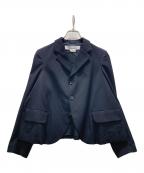 COMME des GARCONS COMME des GARCONSコムデギャルソン コムデギャルソン）の古着「段返りテーラードジャケット」｜ネイビー