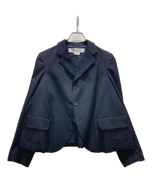 COMME des GARCONS COMME des GARCONS（コムデギャルソン コムデギャルソン）COMME des GARCONS COMME des GARCONS (コムデギャルソン コムデギャルソン) 段返りテーラードジャケット ネイビー サイズ:Sの古着・服飾アイテム