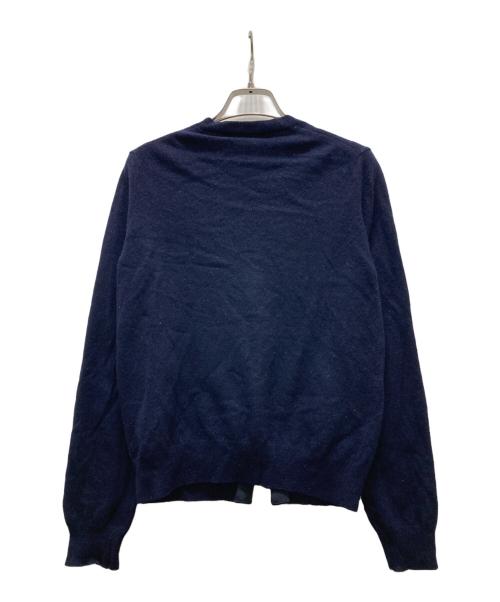 PLAY COMME des GARCONS（プレイコムデギャルソン）PLAY COMME des GARCONS (プレイコムデギャルソン) ハートワッペンカーディガン ネイビー サイズ:Lの古着・服飾アイテム
