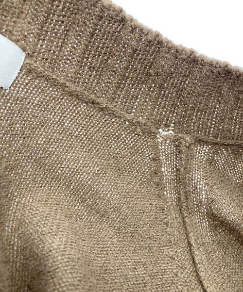 MARGARET HOWELL（マーガレットハウエル）MARGARET HOWELL (マーガレットハウエル) TWISTED CASHMERE WOOLCARDIGAN ブラウン サイズ:Ⅱの古着・服飾アイテム
