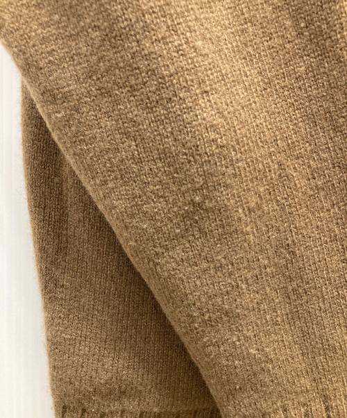MARGARET HOWELL（マーガレットハウエル）MARGARET HOWELL (マーガレットハウエル) TWISTED CASHMERE WOOLCARDIGAN ブラウン サイズ:Ⅱの古着・服飾アイテム