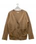 MARGARET HOWELL（マーガレットハウエル）の古着「TWISTED CASHMERE WOOLCARDIGAN」｜ブラウン