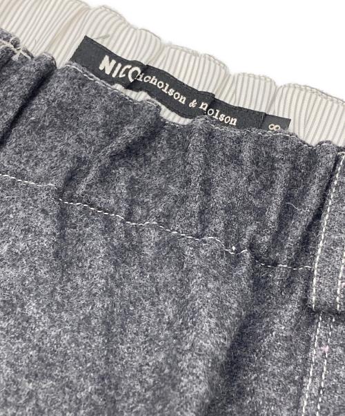 NICO NICHOLSON&NICHOLSON（ニコルソンアンドニコルソン）nico nicholson&nicholson (ニコルソンアンドニコルソン) ロングスカート グレー サイズ:38の古着・服飾アイテム