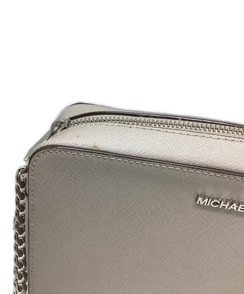 MICHAEL KORS（マイケルコース）MICHAEL KORS (マイケルコース) ショルダーバッグ ライトグレーの古着・服飾アイテム