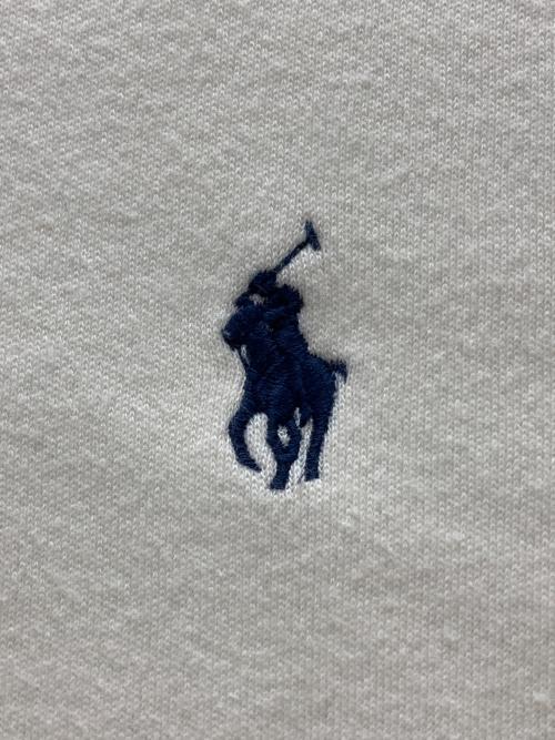 POLO RALPH LAUREN（ポロ・ラルフローレン）POLO RALPH LAUREN (ポロ・ラルフローレン) クルーネックスウェット ホワイト サイズ:LGの古着・服飾アイテム