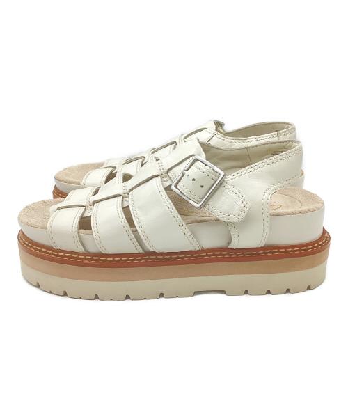 CLARKS（クラークス）CLARKS (クラークス) Orianna Twist アイボリー サイズ:22.5の古着・服飾アイテム