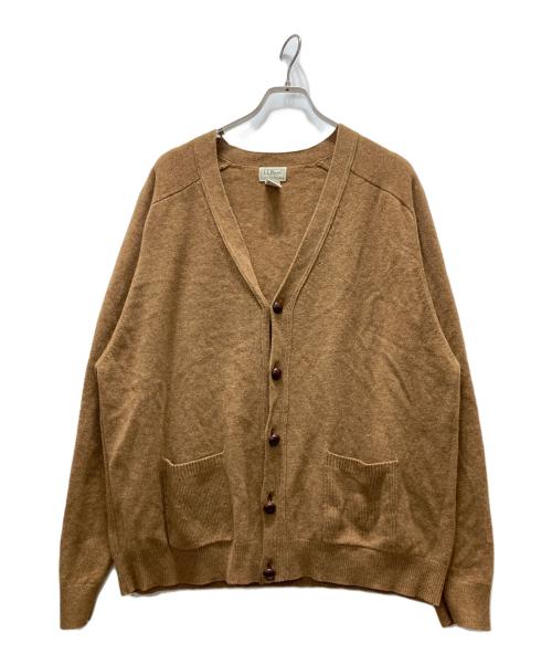 L.L.Bean（エルエルビーン）L.L.Bean (エルエルビーン) ニットカーディガン ブラウン サイズ:XLの古着・服飾アイテム
