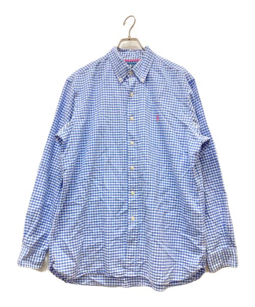 RALPH LAUREN（ラルフローレン）RALPH LAUREN (ラルフローレン) ギンガムチェックシャツ ブルー サイズ:Lの古着・服飾アイテム