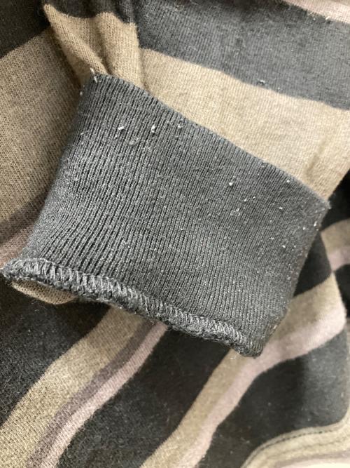 CarHartt（カーハート）CarHartt (カーハート) POP TRADING COMPANY (ポップトレーディングカンパニー) ボーダーカットソー ブラック サイズ:Lの古着・服飾アイテム