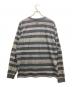 CarHartt (カーハート) POP TRADING COMPANY (ポップトレーディングカンパニー) ボーダーカットソー ブラック サイズ:L：4000円