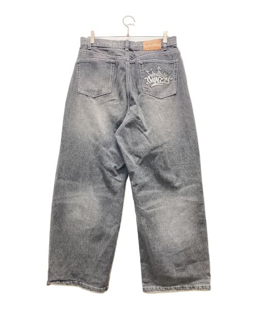 9090（9090）9090 (9090) デニムパンツ ブラック サイズ:Lの古着・服飾アイテム