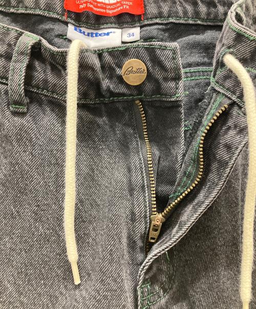 butter（バター）BUTTER (バター) デニムパンツ ブラック サイズ:34の古着・服飾アイテム