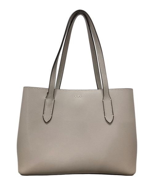 COACH（コーチ）COACH (コーチ) ハンドバッグ ライトグレーの古着・服飾アイテム