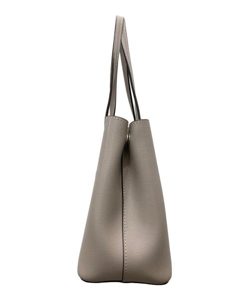 COACH（コーチ）COACH (コーチ) ハンドバッグ ライトグレーの古着・服飾アイテム