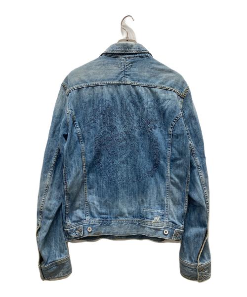 DIESEL（ディーゼル）DIESEL (ディーゼル) デニムジャケット インディゴ サイズ:Mの古着・服飾アイテム