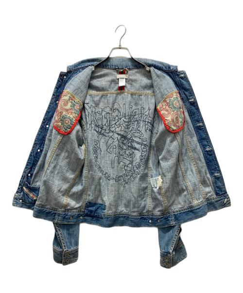 DIESEL（ディーゼル）DIESEL (ディーゼル) デニムジャケット インディゴ サイズ:Mの古着・服飾アイテム