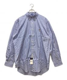 RALPH LAUREN（ラルフローレン）の古着「ロング丈ストライプシャツ/yarmouth」｜ブルー