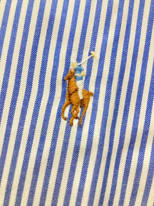 RALPH LAUREN（ラルフローレン）RALPH LAUREN (ラルフローレン) ロング丈ストライプシャツ/yarmouth ブルー サイズ:1 未使用品の古着・服飾アイテム
