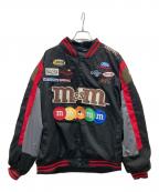 ROBERT CAVANIロベルトカバーニ）の古着「M&M's レーシングジャケット」｜ブラック