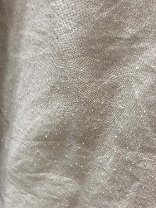 Spick and Span（スピック＆スパン）Spick and Span (スピック＆スパン) コットンシルクティアードフリルスリーブブラウス ベージュ サイズ:Fの古着・服飾アイテム