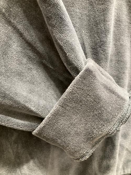 CarHartt（カーハート）CarHartt (カーハート) ベロアハーフジップトップス ネイビー サイズ:Lの古着・服飾アイテム