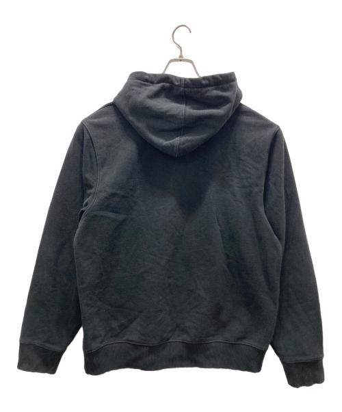 stussy（ステューシー）stussy (ステューシー) ロゴプリントパーカー/Sport Applique ブラック サイズ:Lの古着・服飾アイテム