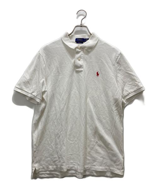 POLO RALPH LAUREN（ポロ・ラルフローレン）POLO RALPH LAUREN (ポロ・ラルフローレン) ポロシャツ ホワイト サイズ:Lの古着・服飾アイテム