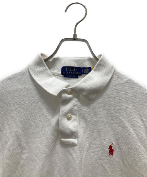 POLO RALPH LAUREN（ポロ・ラルフローレン）POLO RALPH LAUREN (ポロ・ラルフローレン) ポロシャツ ホワイト サイズ:Lの古着・服飾アイテム