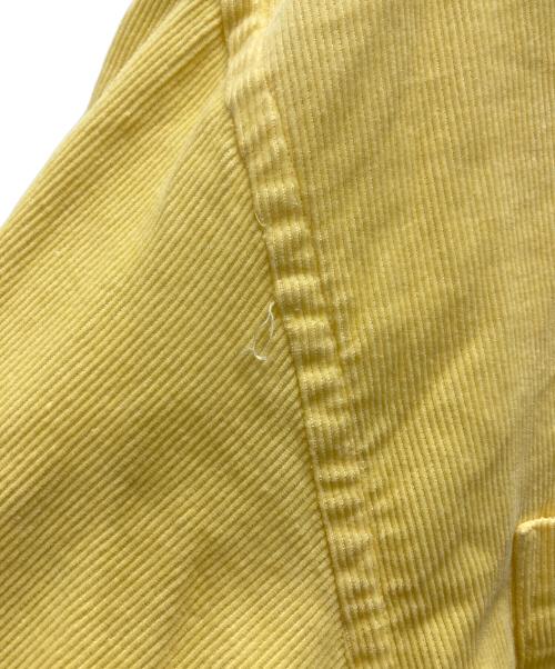RALPH LAUREN COUNTRY（ラルフローレンカントリー）RALPH LAUREN COUNTRY (ラルフローレンカントリー) エルボーパッチ コーデュロイシャツ イエロー サイズ:Mの古着・服飾アイテム