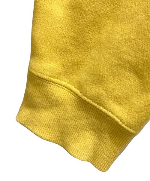 stussy（ステューシー）stussy (ステューシー) ロゴパーカー/Basic Copyright Applique Hood イエロー サイズ:Lの古着・服飾アイテム