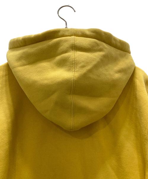 stussy（ステューシー）stussy (ステューシー) ロゴパーカー/Basic Copyright Applique Hood イエロー サイズ:Lの古着・服飾アイテム