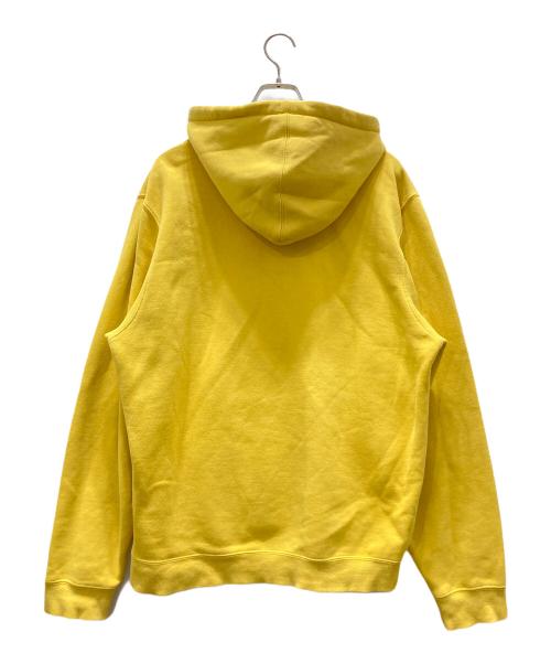 stussy（ステューシー）stussy (ステューシー) ロゴパーカー/Basic Copyright Applique Hood イエロー サイズ:Lの古着・服飾アイテム