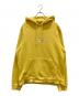 stussy（ステューシー）の古着「ロゴパーカー/Basic Copyright Applique Hood」｜イエロー