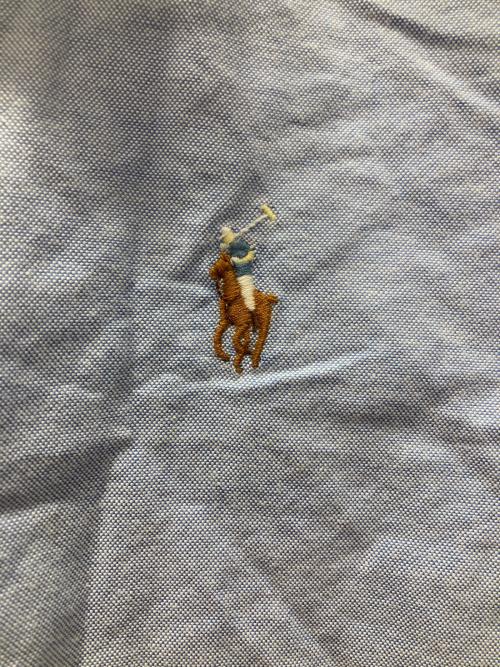 POLO RALPH LAUREN（ポロ・ラルフローレン）POLO RALPH LAUREN (ポロ・ラルフローレン) 半袖シャツ スカイブルー サイズ:XSの古着・服飾アイテム