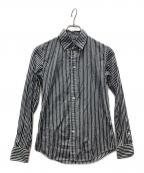 RALPH LAURENラルフローレン）の古着「ストライプシャツ」｜ブラック