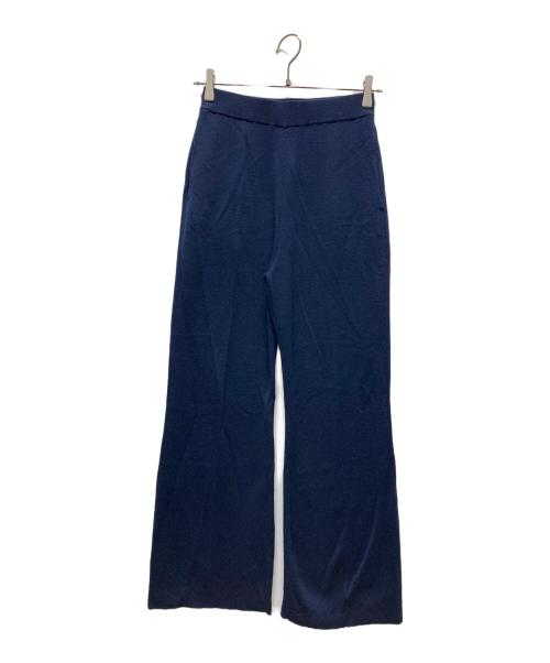 ANAYI（アナイ）ANAYI (アナイ) ニットパンツ ネイビー サイズ:36の古着・服飾アイテム