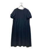 Leilianレリアン）の古着「洗えるフェミニンワンピース」｜ブラック