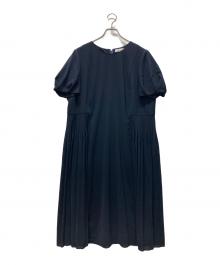 Leilian（レリアン）の古着「洗えるフェミニンワンピース」｜ブラック