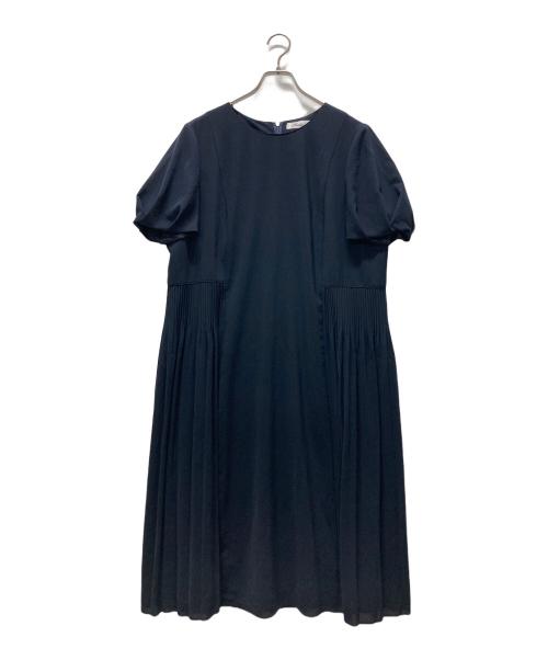 Leilian（レリアン）Leilian (レリアン) 洗えるフェミニンワンピース ブラック サイズ:17+の古着・服飾アイテム