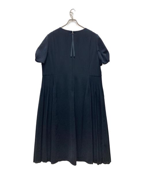 Leilian（レリアン）Leilian (レリアン) 洗えるフェミニンワンピース ブラック サイズ:17+の古着・服飾アイテム